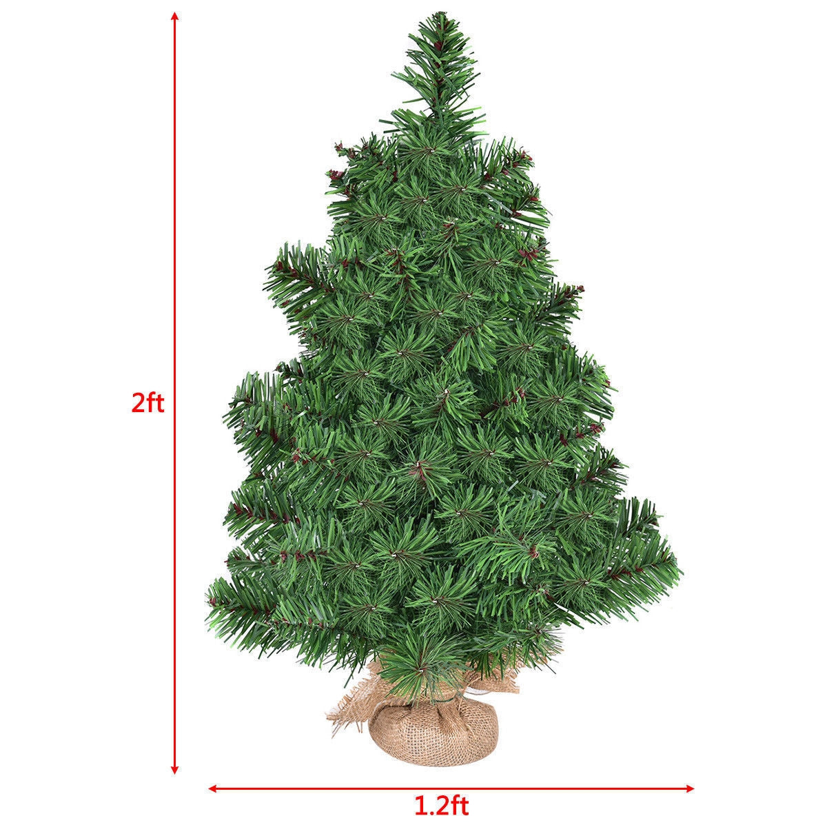 Decoración de Temporada Navideña Árbol de Navidad Artificial de PVC