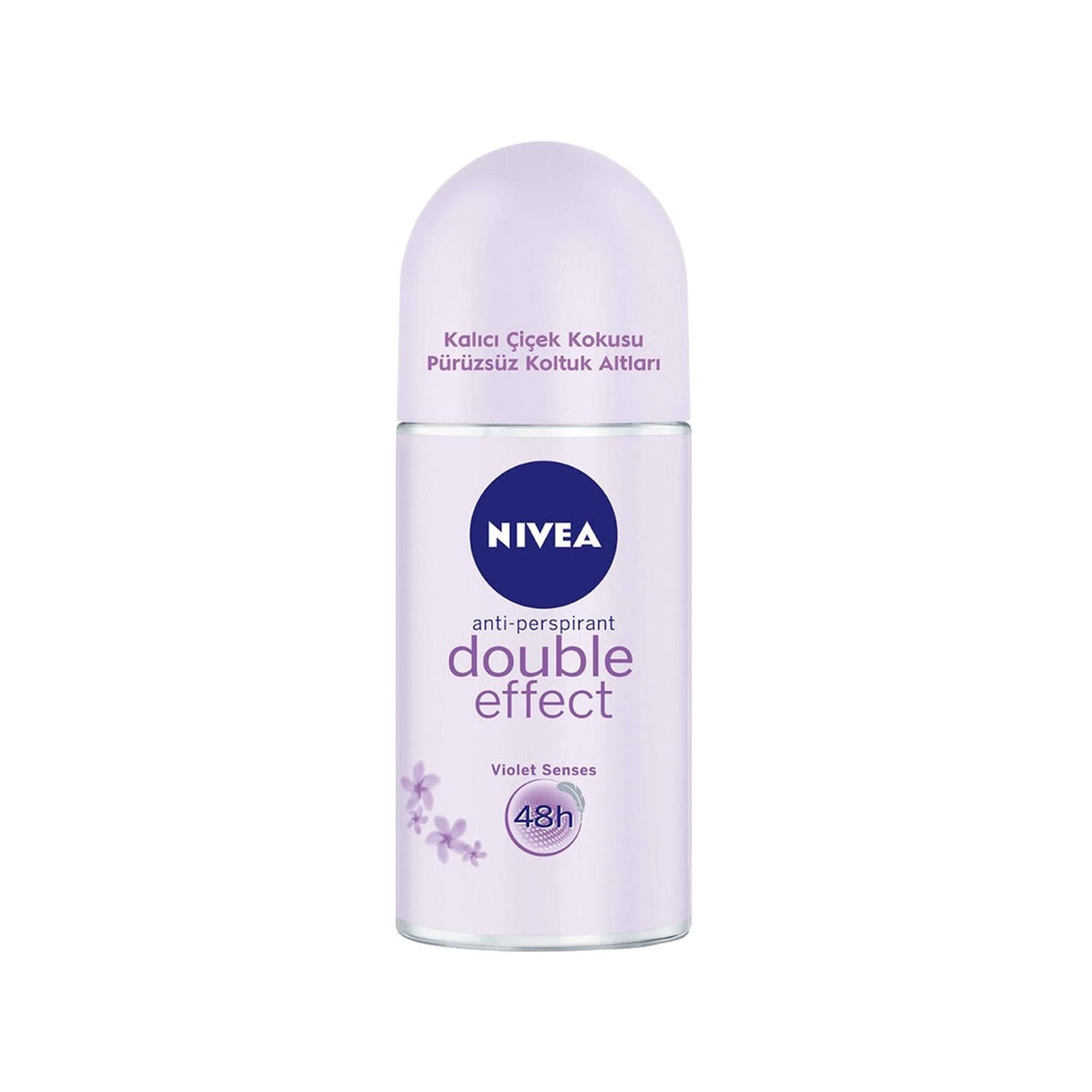 Nivea Double Effect Roll-On Deodorant - 50 ml Antiperspirant for Effective Odor Protection