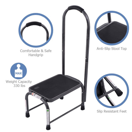 Taburete antideslizante de alta resistencia de 150 kg