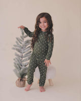 Pijama de bambú de árbol de Navidad - Conjunto de 2 piezas