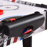 Mesa de hockey de aire de 42 pulgadas, marcadores de sobremesa, 2 empujadores