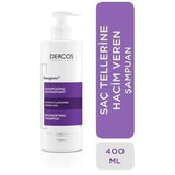 Vichy Dercos Neogenic Redensifying Shampoo for Fuller Hair, 13.53 fl oz - Volumizing & Densifying for Men & Women