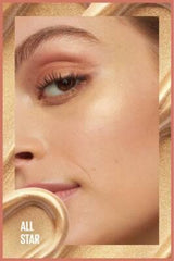 Maybelline Sunkisser Liquid Highlighter - 21 All Star: Natural Radiant Glow, Lightweight Shimmer Illuminator for Face & Skin