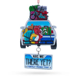 Are We There Yet Family Vacation Road Trip Resin Christmas Ornament