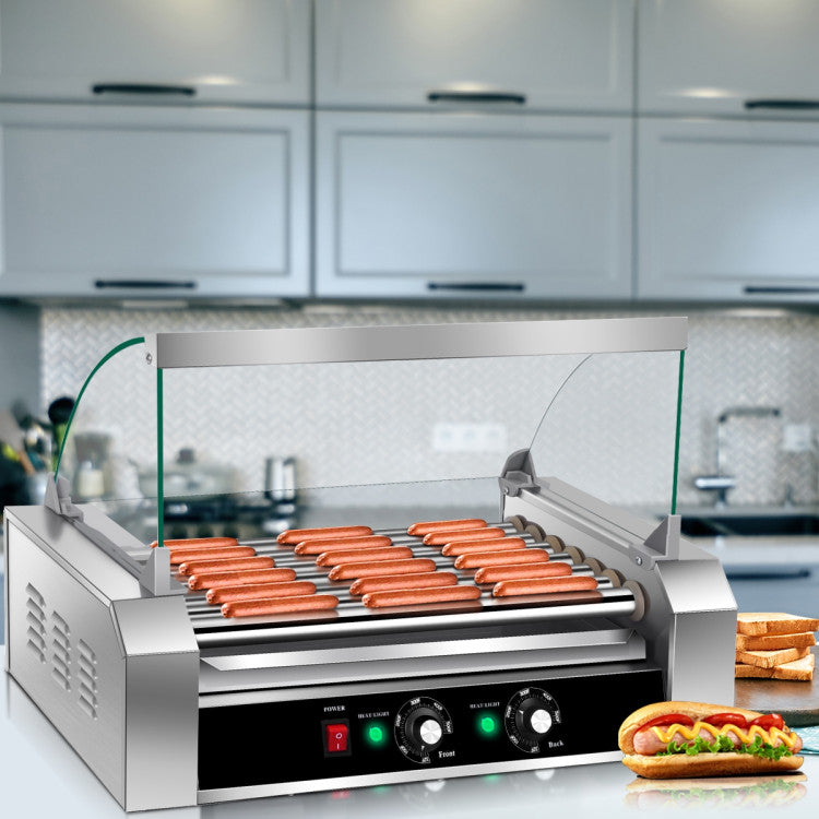 18 Hot Dogs 7-Rodillos Cocina Comercial