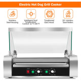 18 Hot Dogs 7-Rodillos Cocina Comercial