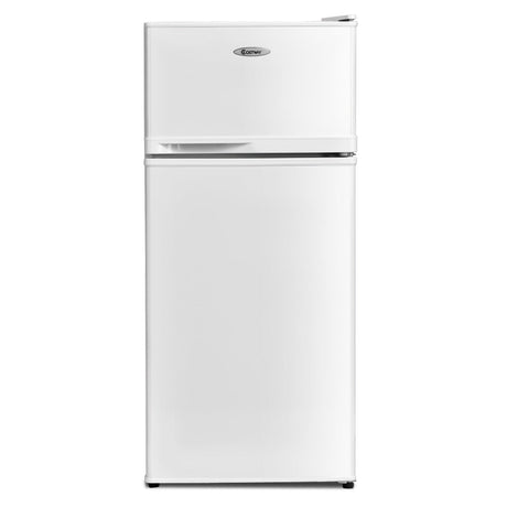 Refrigerador compacto de 2 puertas con lámina de acero laminado en frío