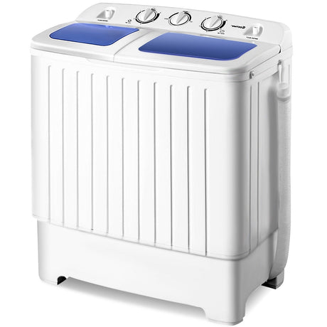 Lavadora compacta de doble tambor de 20 libras para uso doméstico