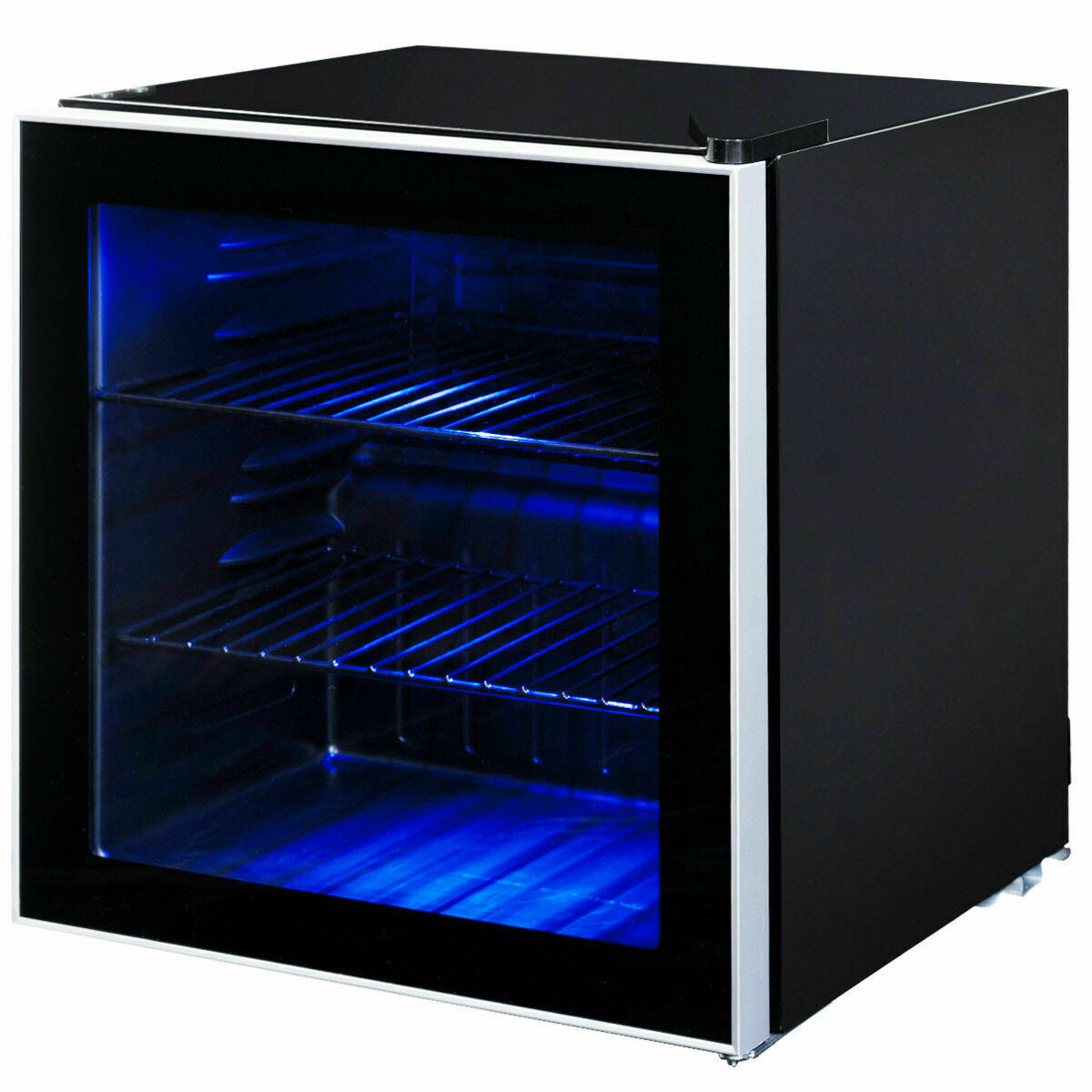 Mini Refrigerador para 60 Latas con Puerta de Cristal