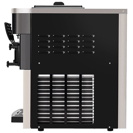 Máquina de helados comercial de acero inoxidable de 2200 W con 3 sabores