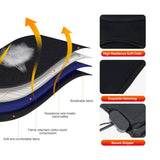 Colchoneta de Masaje Corporal Completo Plegable con 10 Motores de Vibración