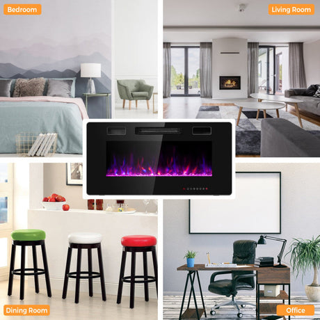 Chimenea de pared delgada de 36"