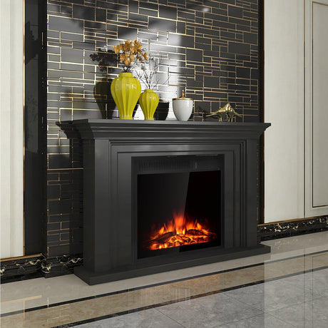 Chimenea eléctrica empotrable o de pie de 22.5 pulgadas