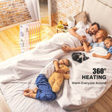 Calefactor Eléctrico Portátil Mini Radiador de Aceite de 700 W