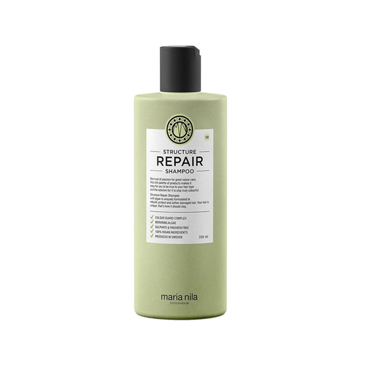 Maria Nila Sulfate-Free Repair Shampoo for Damaged Hair - 11.83 fl oz, Gentle Hair Care