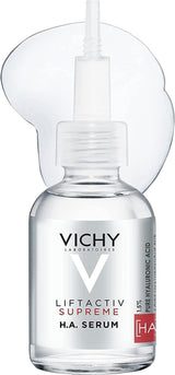 Vichy LiftActiv Supreme H.A. Epidermic Filler: Advanced Anti-Wrinkle Face & Eye Serum - Deeply Hydrating, Reduces Fine Lines, Hypoallergenic, 1.01 fl oz