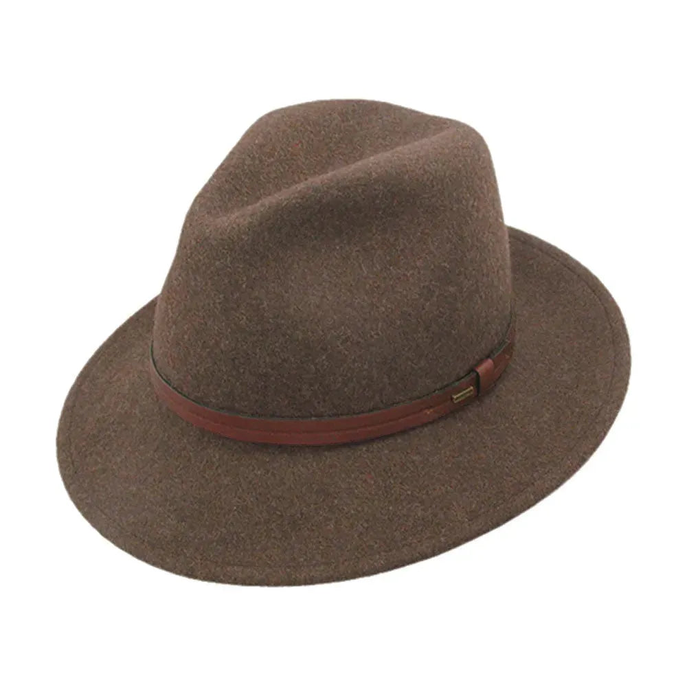 Stetson Explorer - Sombrero fedora de lana suave