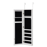 Gabinete joyero con espejo de cuerpo entero para colgar en la puerta o en la pared