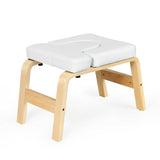 Yoga Headstand Wood Stool with PVC Pads