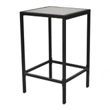 Juego de 3 piezas de mesa de comedor y taburetes de bar de ratán para exteriores