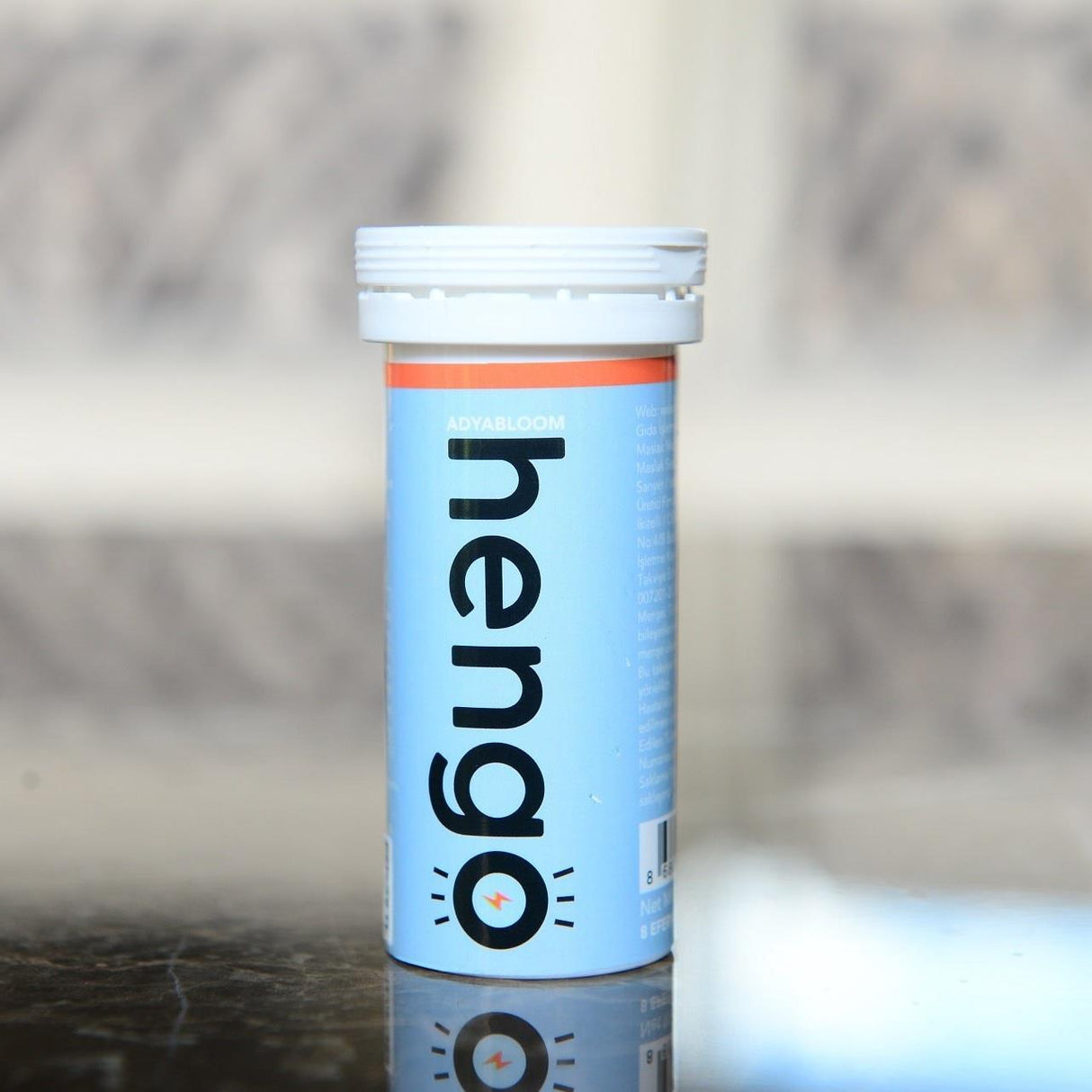 Hengo Effervescent Dietary Supplement Tablets - Boost Energy & Wellness with Vitamin C, Caffeine & B6