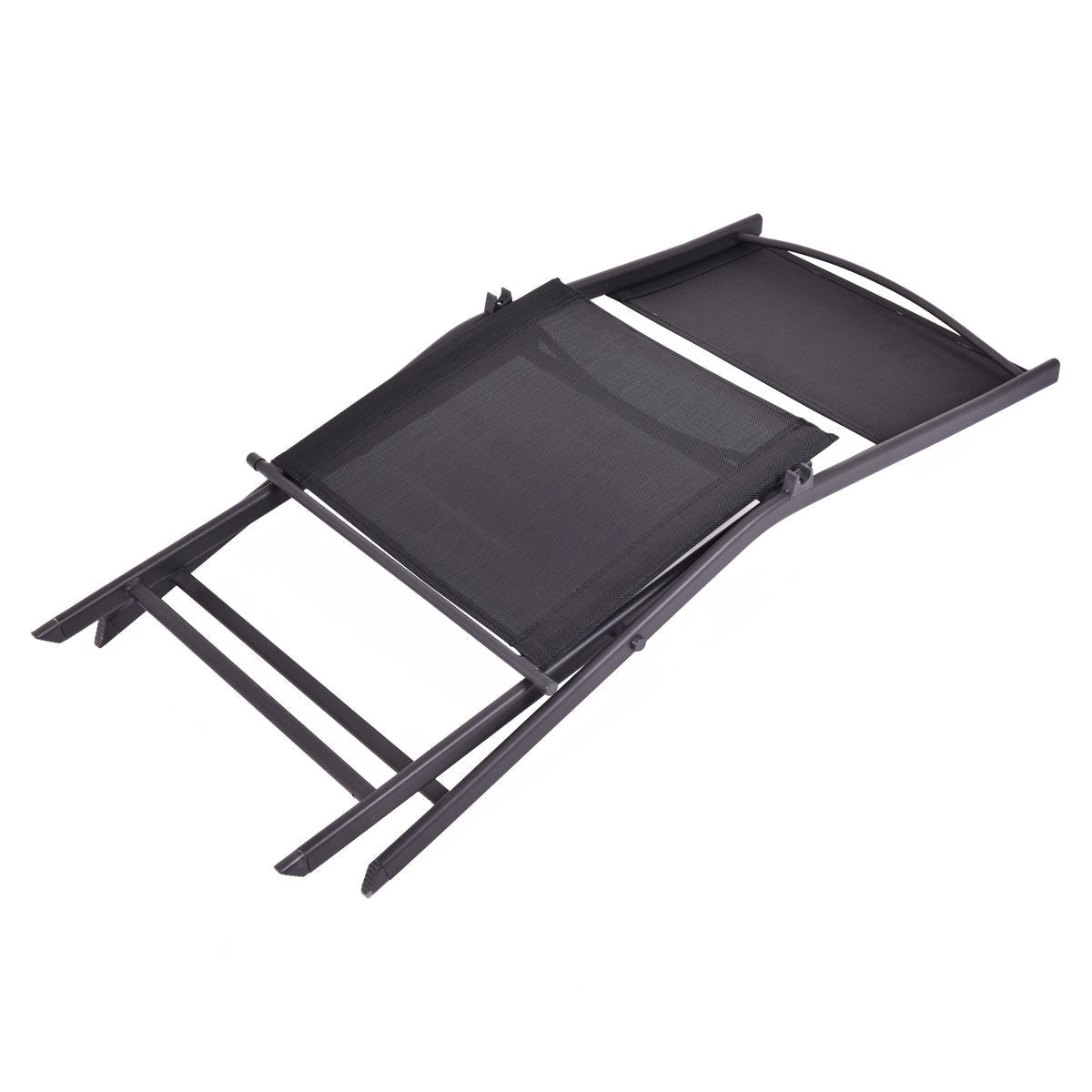 Juego de 4 sillas plegables para patio exterior