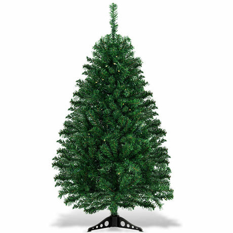 Árbol de Navidad Artificial de Sobremesa de 4 Pies con Luces LED
