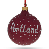 Portland, Oregon Glass Ball Christmas Ornament 3.25 Inches