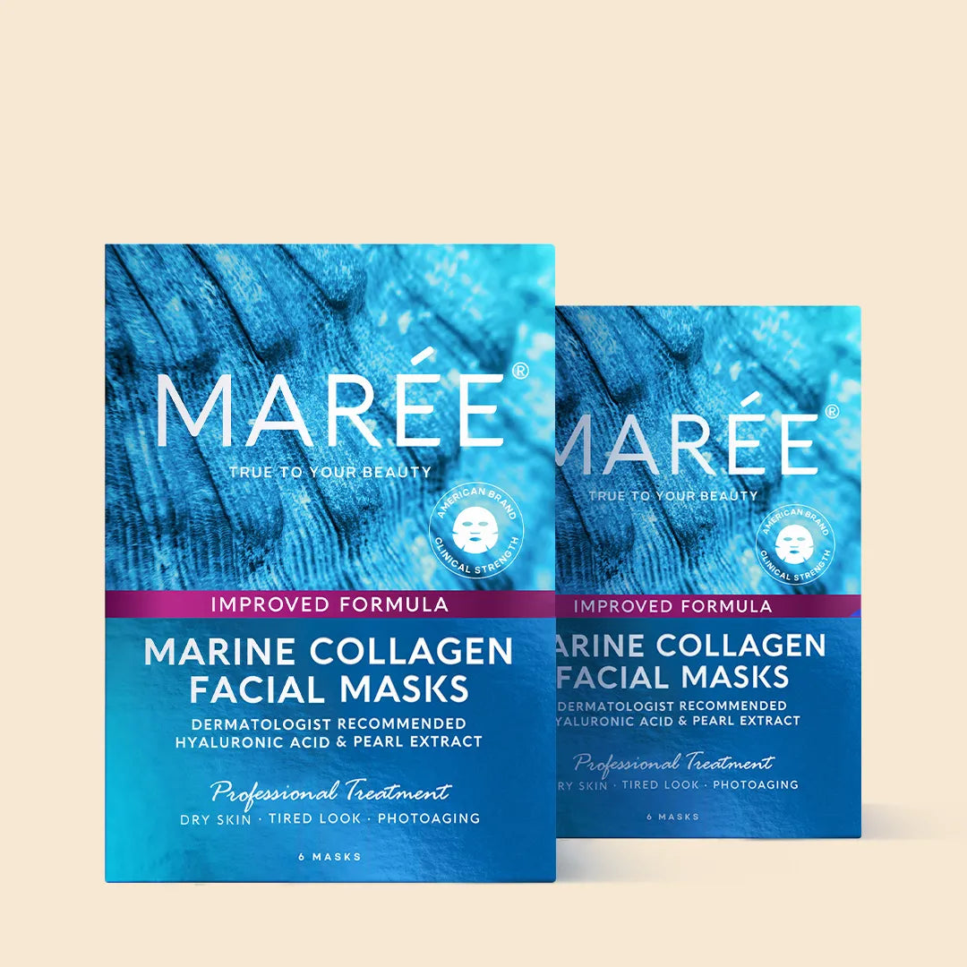 Mascarilla facial hidratante de colágeno
