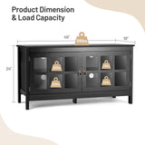 50 Inch Modern Wood Large TV Stand Entertainment Center for TV