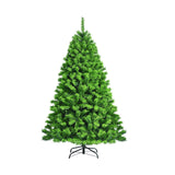 Árbol de Navidad artificial nevado con soporte metálico