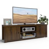 Classic Style TV Console Cabinet for 65-Inch TV with 2 Cable Management Holes