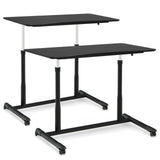 Height Adjustable Computer Desk Sit to Stand Rolling