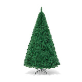 Árbol de Navidad artificial de PVC con soporte de metal sólido