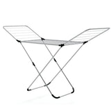 Folding Clothes Drying Rack with Adjustable Wings for Indoor and Outdoor Use