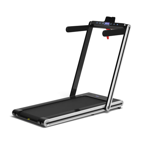 Cinta de correr plegable 2 en 1 con doble pantalla LED