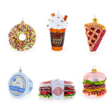 Chocolate Chip Cookie Glass Christmas Ornament