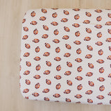 Sábana de bambú para cuna con estampado de fútbol