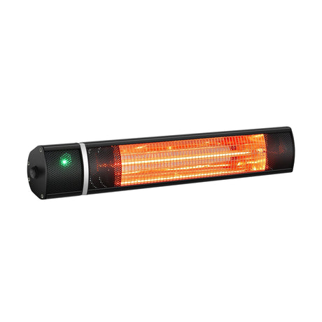 Calentador de patio eléctrico para exteriores de 1500 W con control remoto