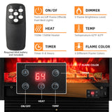 Chimenea eléctrica empotrada de 28.5"