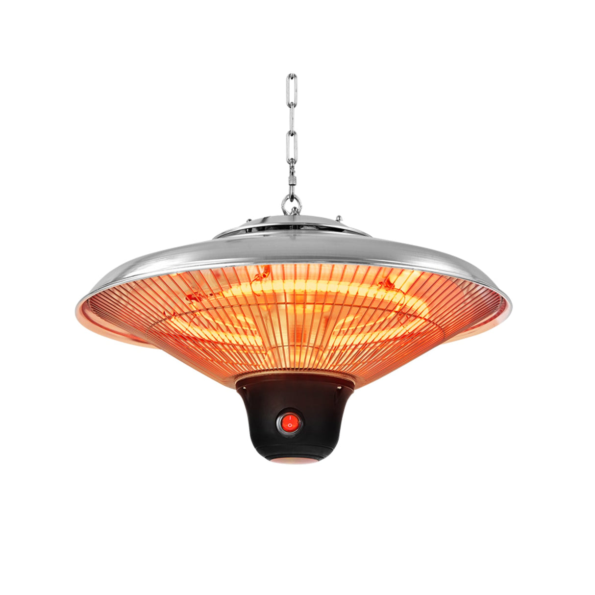 Calentador infrarrojo eléctrico de techo colgante de 1500W con control remoto