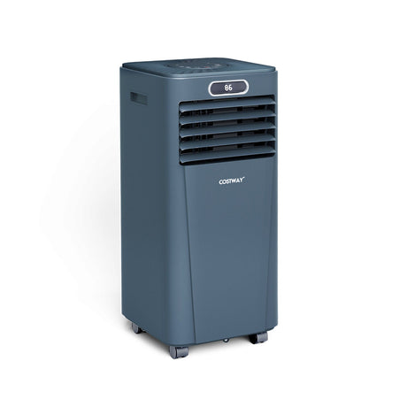 Acondicionador de aire portátil 4 en 1 de 10000 BTU con deshumidificador y modo ventilador