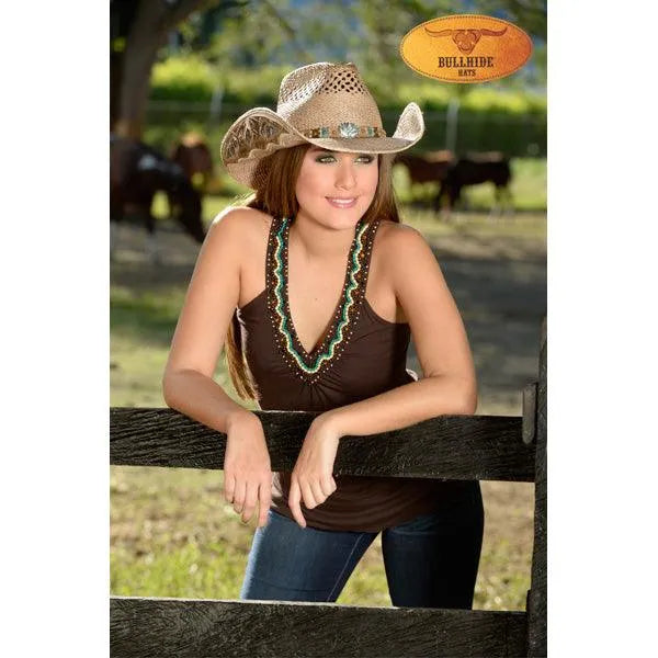 Bullhide From the Heart - Sombrero de vaquera de paja