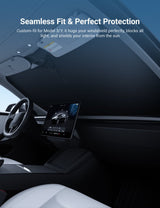 Front Windshield Sunshade for Model 3 / Model Y | TESERY