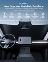 Front Windshield Sunshade for Model 3 / Model Y | TESERY