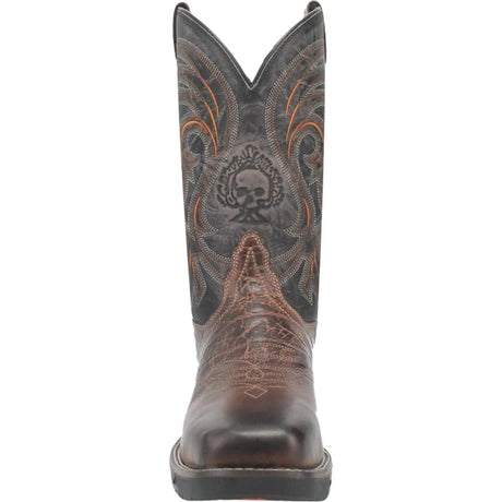 Bota de trabajo vaquera de cuero para hombre Laredo Hawke (Puntera de seguridad) (Liquidación)