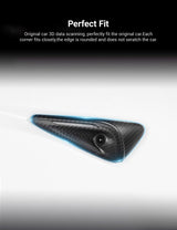 Full Side Camera Covers for Tesla Model 3 / Y - Carbon Fiber Exterior Mods