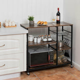 Estantería de almacenamiento para panadería de cocina industrial con ruedas