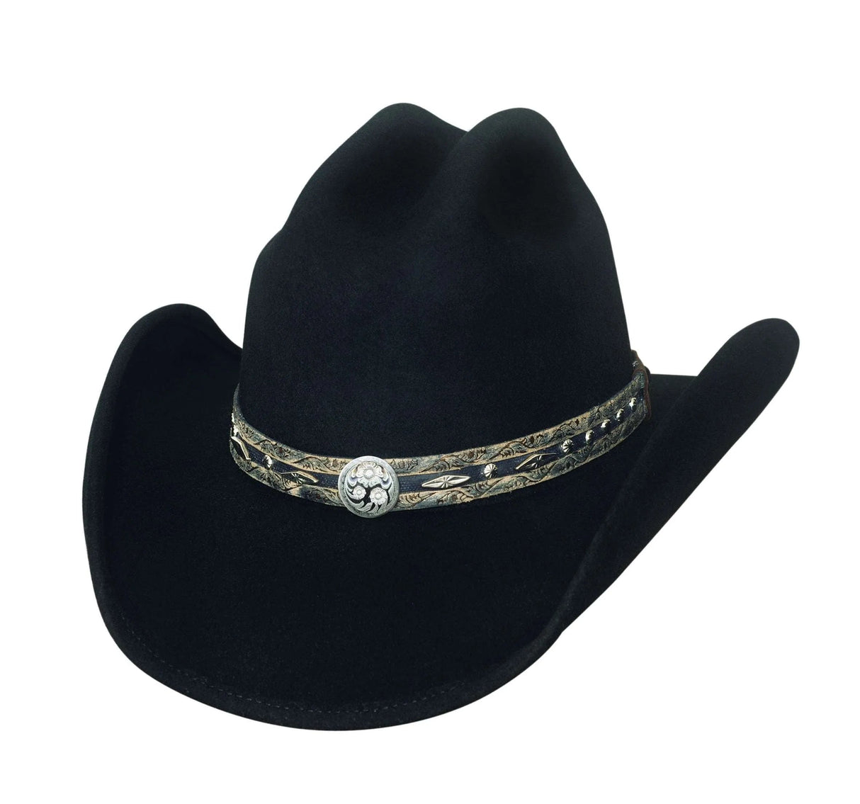 Bullhide Granger - Sombrero vaquero de lana moldeable para niños