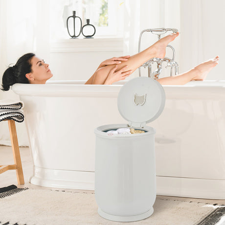 Calentador de toallas de baño de 20 litros con apagado automático - Blanco